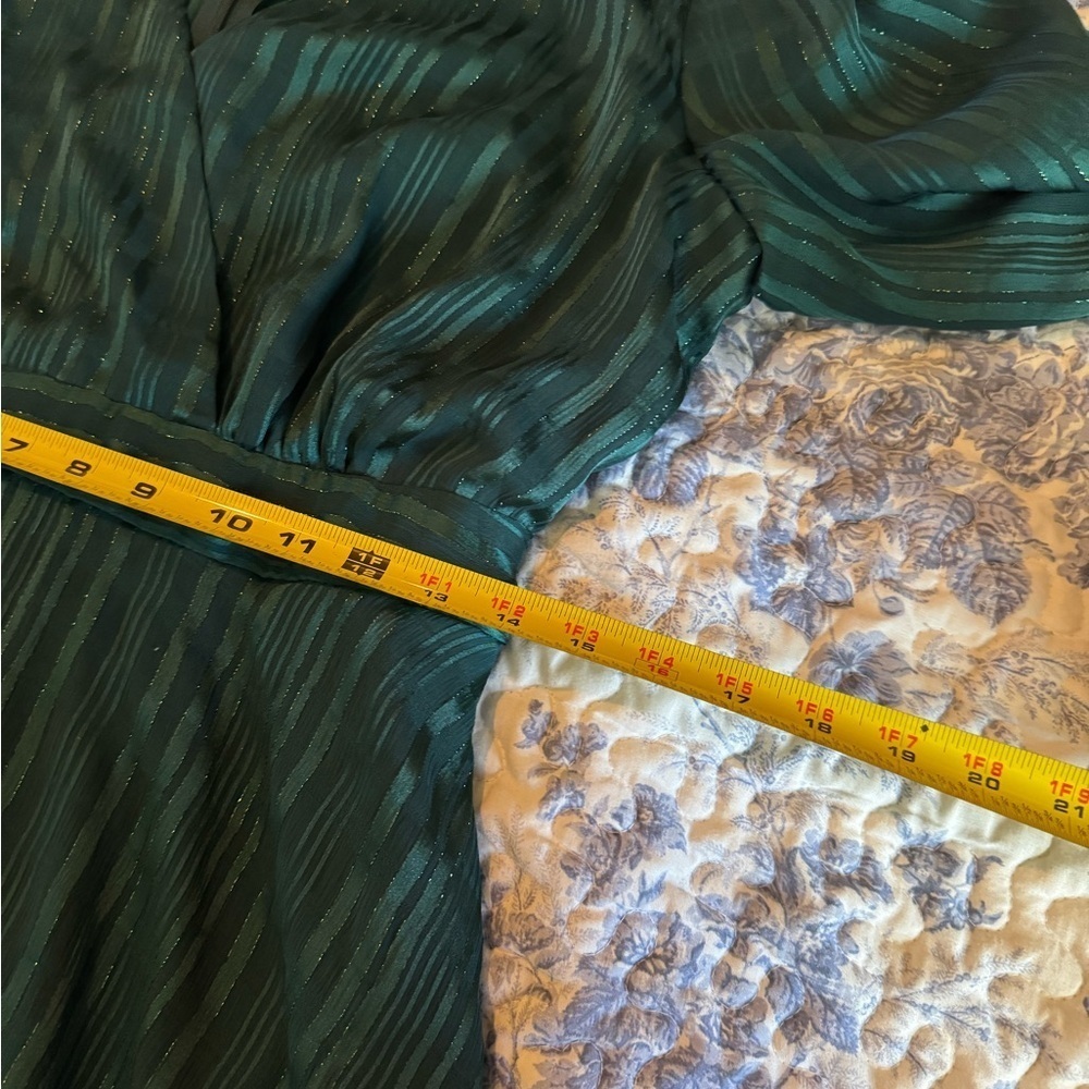 Elegant Teal Women's wedding guest cocktail Dress - Picture 6 of 11